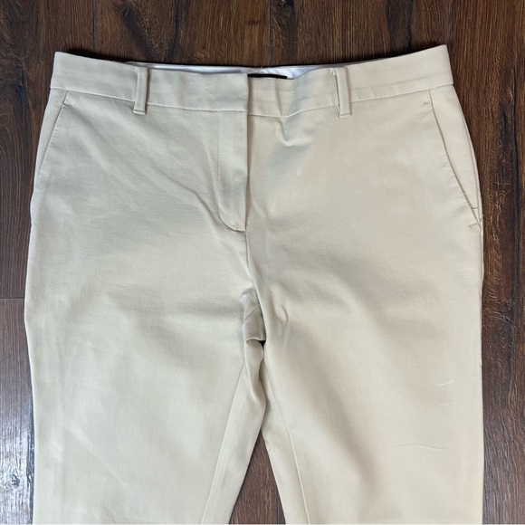 Ann Taylor Tan crop pant SZ 8 - Picture 3 of 5